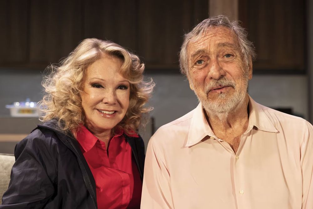 Con Solita Silveyra, su última compañera de escena.