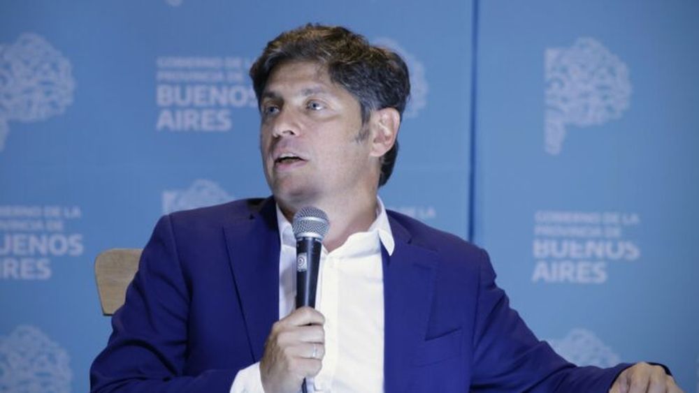 El gobernador de la provincia de Buenos Aires, Axel Kicillof.