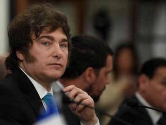 El presidente argentino, Javier Milei