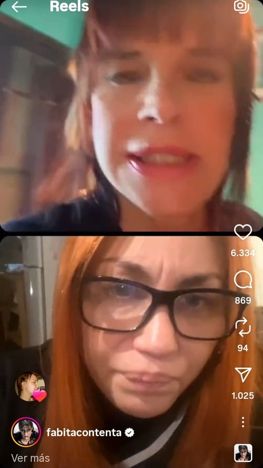 Fabiana Cantilo y Lourdes Fernández, en su charla en Instagram. Fabiana Cantilo y Lourdes Fernández, en su charla en Instagram.