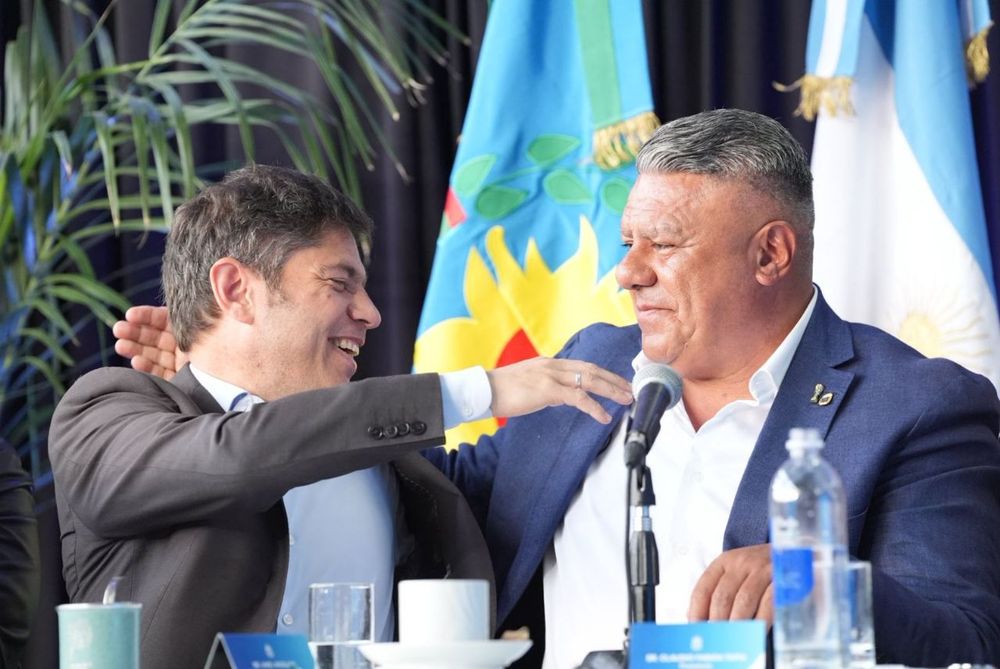 Chiqui Tapia y Kicillof