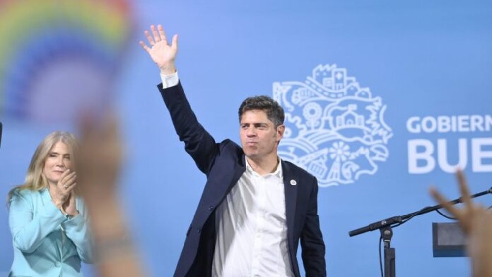 El gobernador Axel Kicillof.