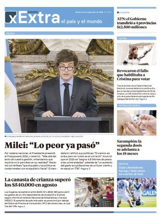 Tapa Diario Extra - 16-09