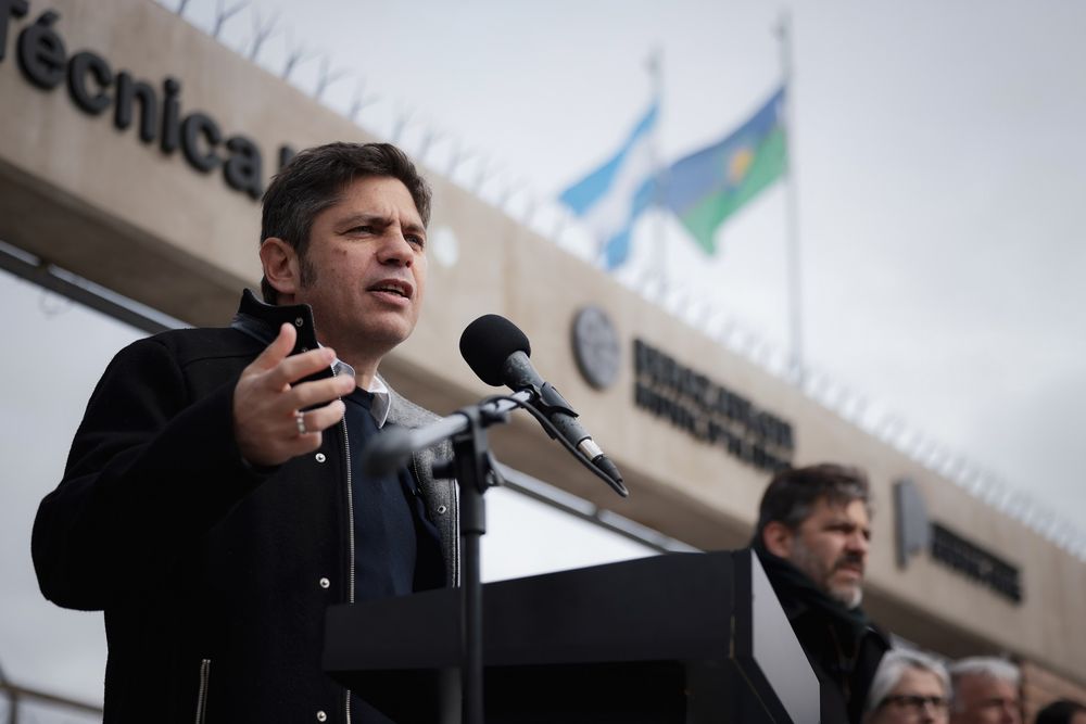 El gobernador bonaerense Axel Kicillof.