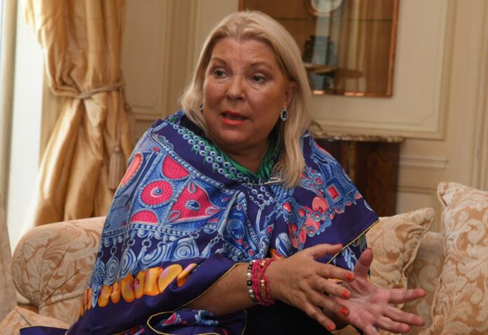 Elisa Lilita Carrió, referente de la Coalición Cívica.