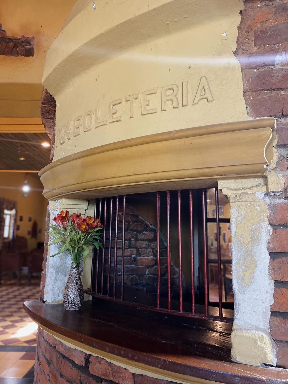 La boletería del Cine Club Colón.