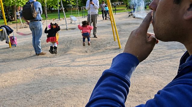 Impulsan una ley en la Legislatura para prohibir fumar en plazas, parques y otros espacios públicos.