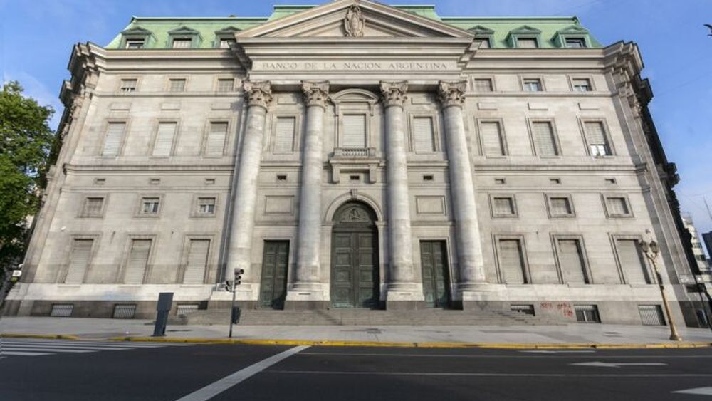 La sede central del Banco Nación.