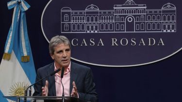Luis Caputo, ministro de Economía.