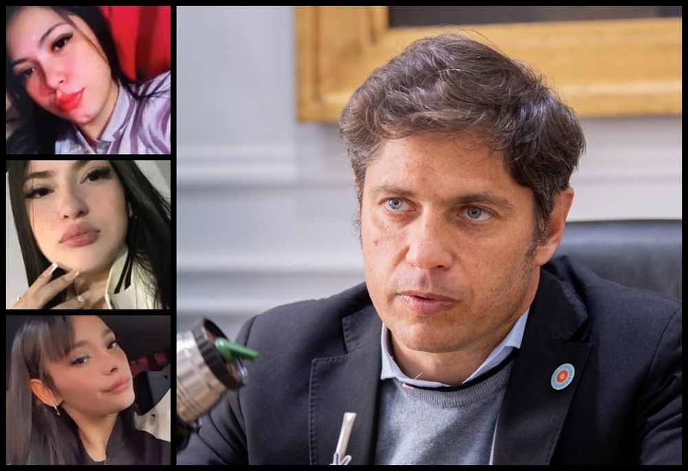 El gobernador Axel Kicillof se refirió al triple femicidio de Lara, Morena y Brenda.&nbsp;