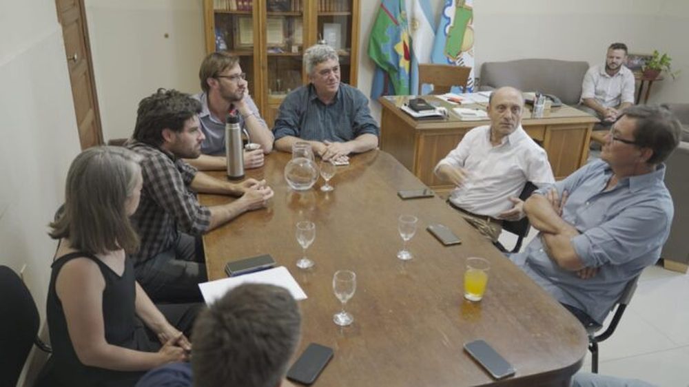 El ministro Rodríguez durante su recorrido. (Prensa MDA)