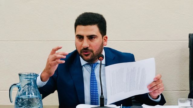 El intendente de 25 de Mayo, Ramiro Egüen.