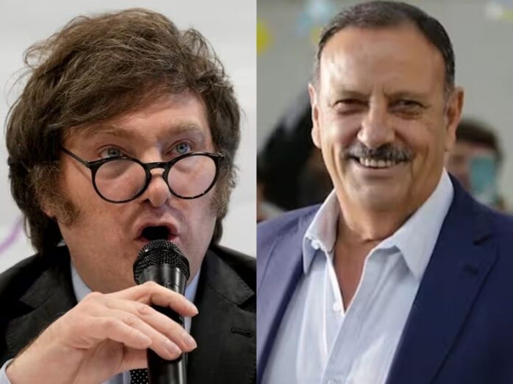 Javier Milei y Ricardo Quintela.