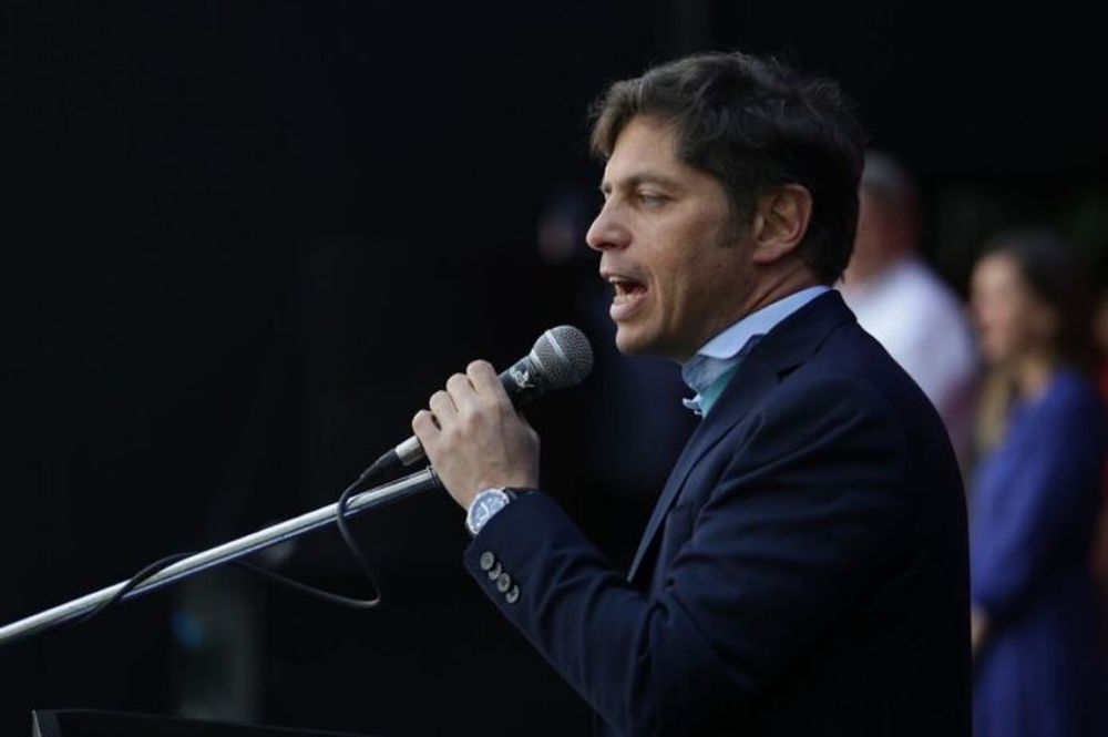 El gobernador bonaerense, Axel Kicillof.
