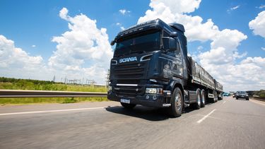 Un camión bitren.&nbsp;