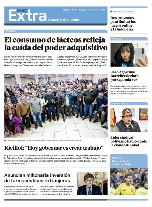 Edición impresa 30/05/2026 Edición impresa 30/05/2026