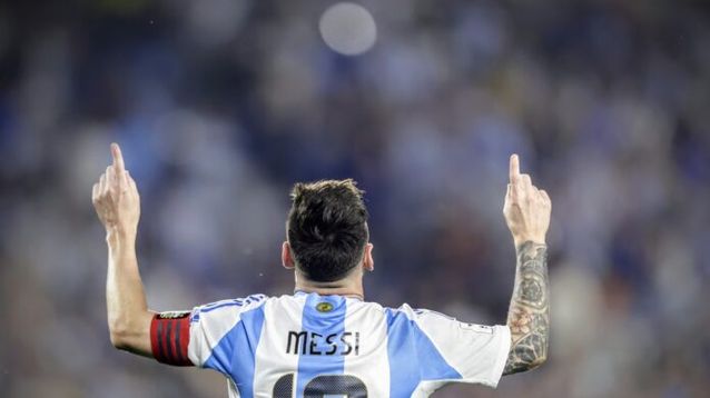 Leo Messi, el capitán y emblema de la Selección.