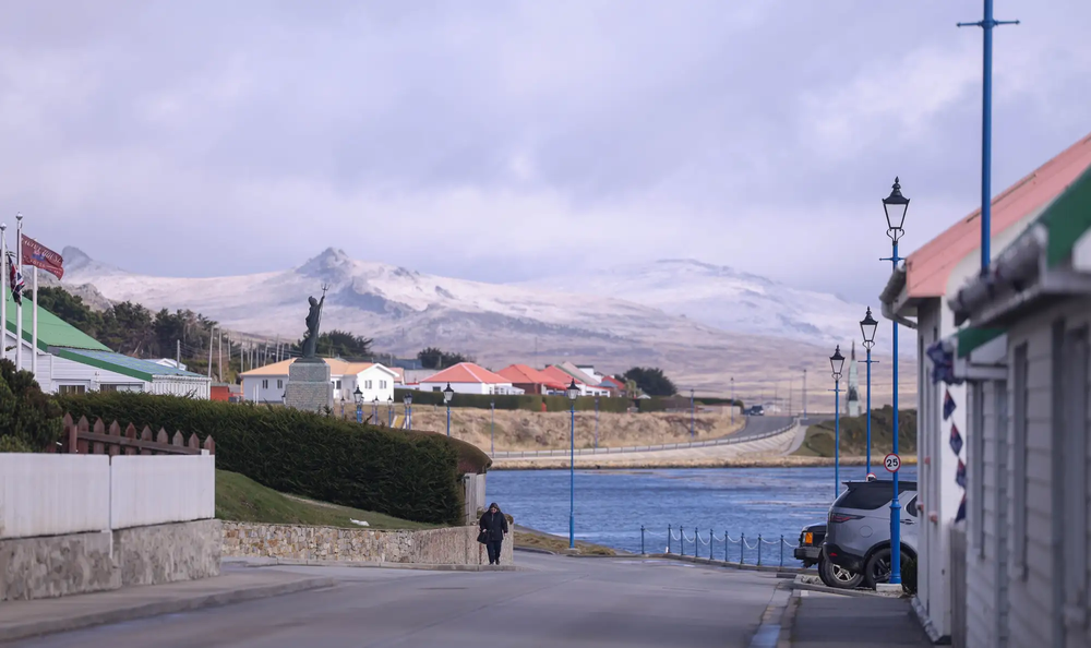 Una imagen de Puerto Argentino, Malvinas.&nbsp;