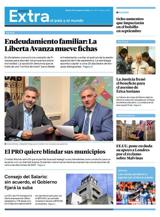 Edición impresa 29/08/2026