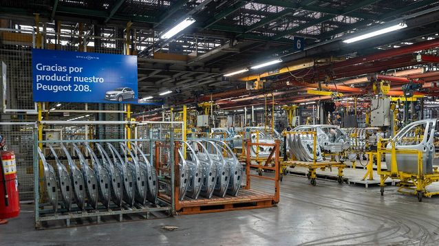 La planta de Peugeot en El Palomar. 