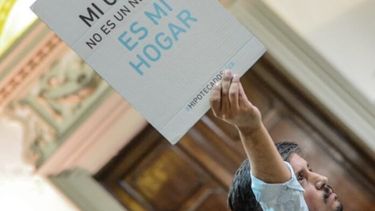 Un tomador de crédito hipotecario UVA.