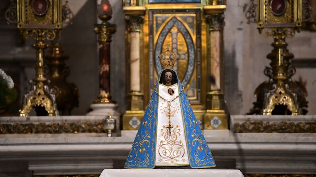 Imagen de la Virgen de Luján, Madre patrona del pueblo argentino.&nbsp;