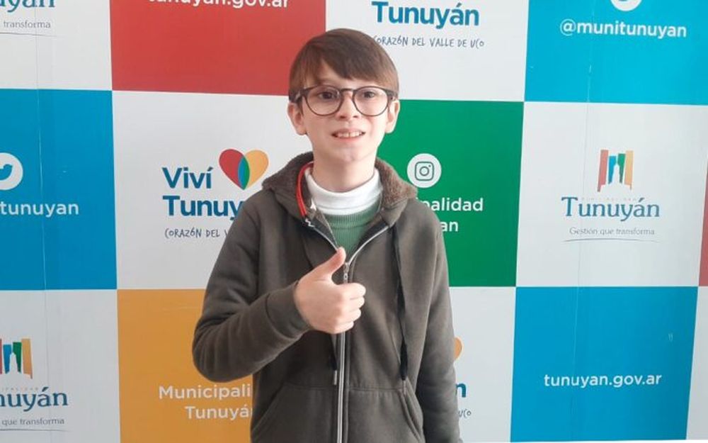 Ian Moche, el chico que padece una condición del espectro autista y concientiza al respecto. (Foto: DIB/Archivo)