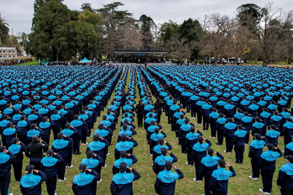 Ingresantes de la Policía Bonaerense.&nbsp;