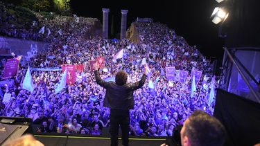 Javier Milei en Rosario.&nbsp;