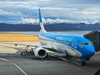 Un avión de Aerolíneas Argentinas.&nbsp;