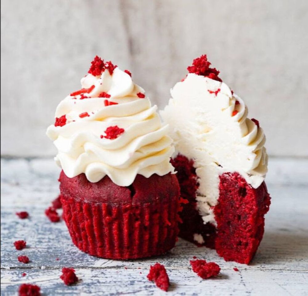 Un exquisito Cupcakes.