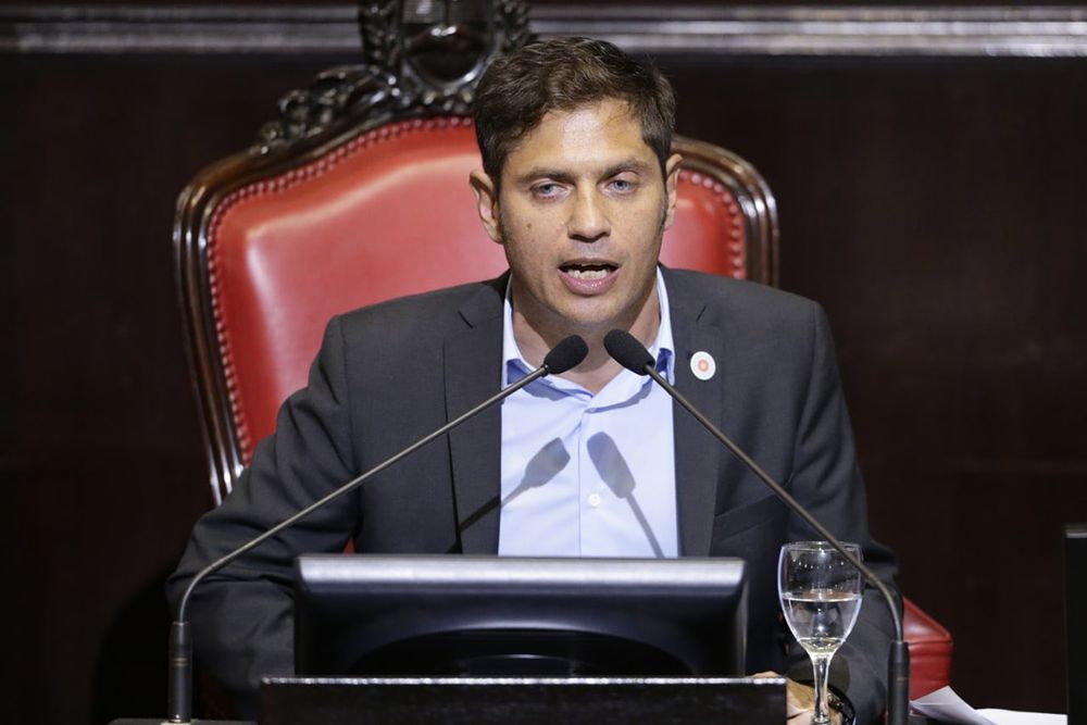 Kicillof en la Legislatura.&nbsp;