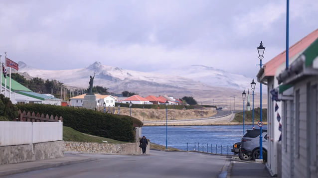 Una imagen de Puerto Argentino, Malvinas.&nbsp;