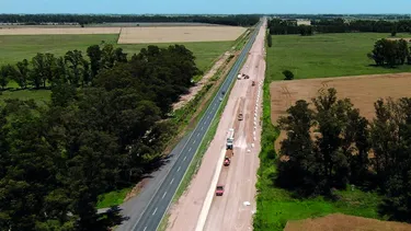 Una vista aérea de una ruta.&nbsp;