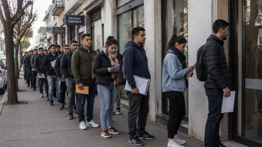 Los números del desempleo, según el Indec.