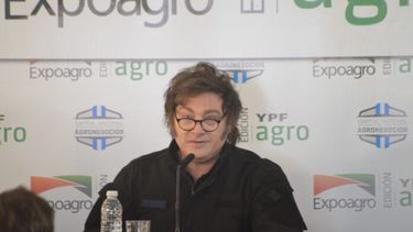El presidente Javier Milei en Expoagro 2025. (Prensa Expoagro)