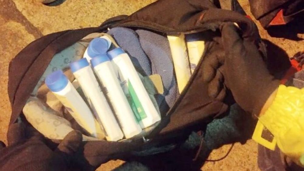 El talco secuestrado que terminó siendo talco. - X -