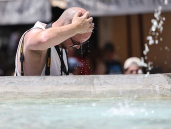 La ola de calor, una preocupación para los ciudadanos. (Agencia Xinhua) La ola de calor, una preocupación para los ciudadanos. (Agencia Xinhua)