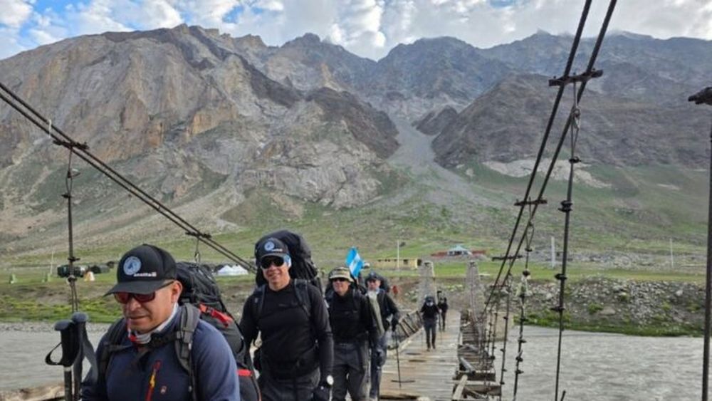 Imagen de la expedición argentina. - Presidencia -