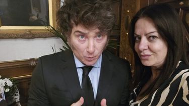 El presidente Javier Milei y la ministra Sandra Pettovello. - X -