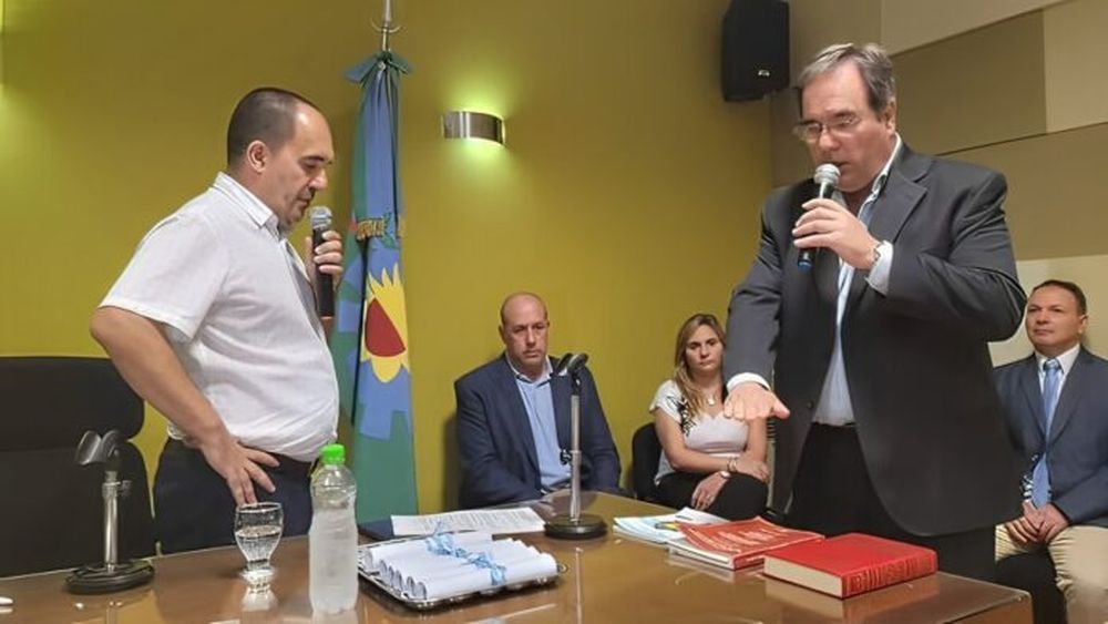 Fernando Rodríguez en 2023, cuando asumió su hasta ahora último período. (La Noticia 1)