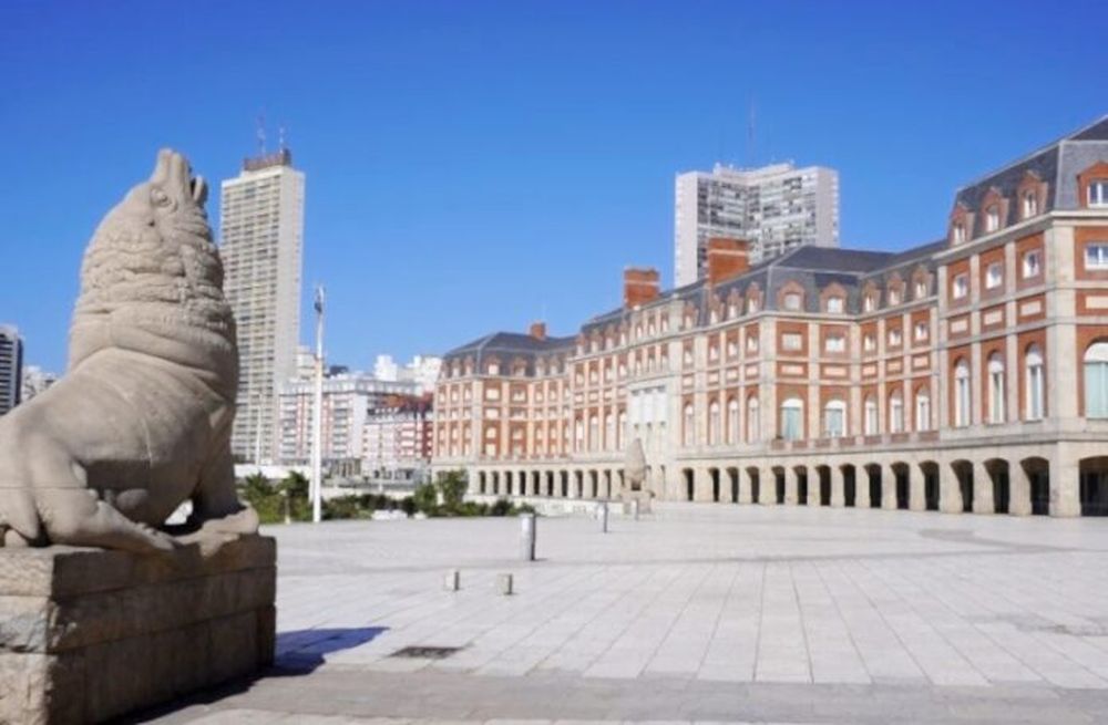 La emblemática Rambla de Mar del Plata.
