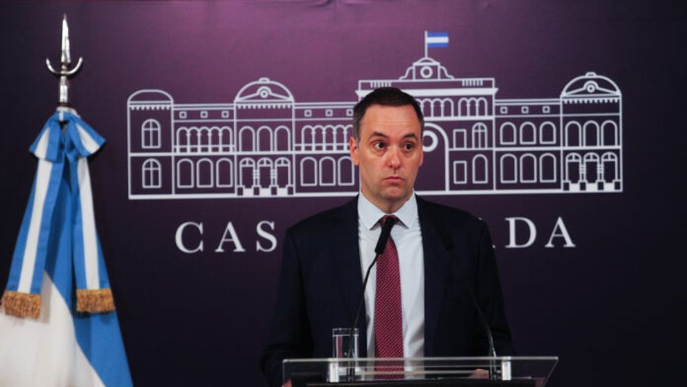 El vocero presidencial, Manuel Adorni.