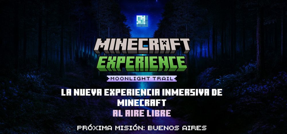 Minecraft Experience: Moonlight Trail llega a Buenos Aires.