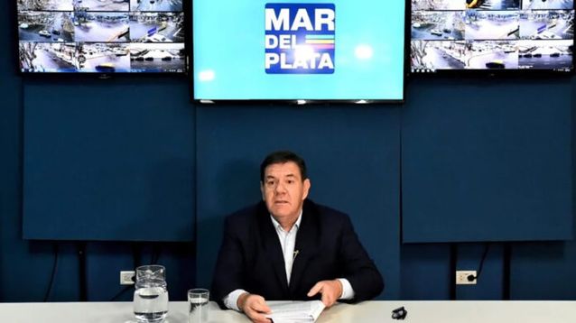 El intendente de General Pueyrredon, Guillermo Montenegro. - La Capital -
