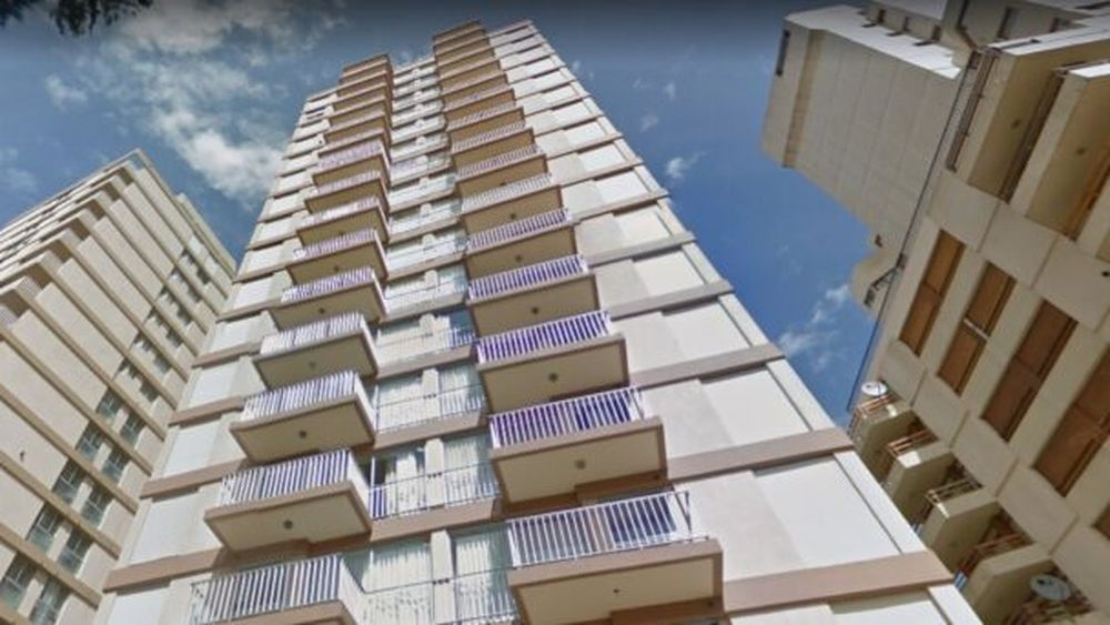 El edificio de la tragedia.