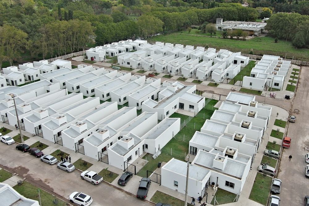 El barrio de viviendas en Romero.&nbsp;