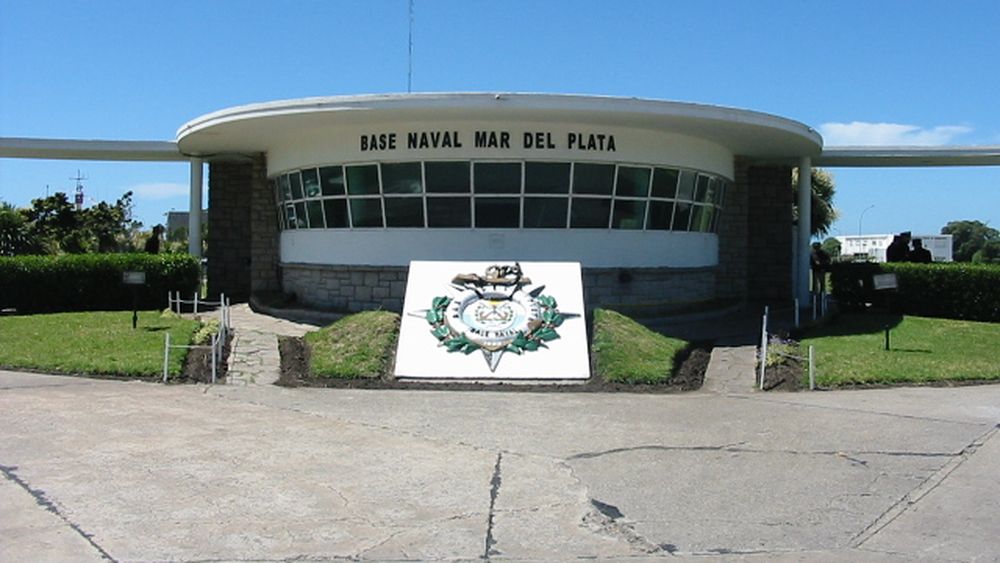 La base naval de Mar del Plata.