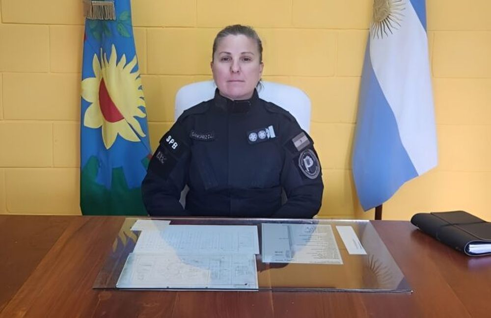 La flamante directora de la cárcel de Saavedra, Daniela Sánchez. (Prensa SPB)