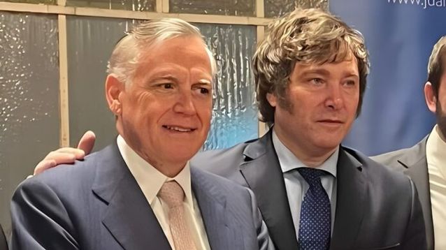 Jesús Huerta de Soto y Javier Milei. (El Mundo)